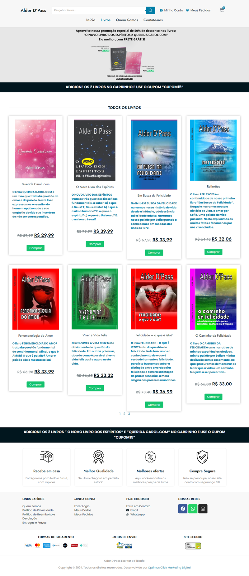 Alder D'Pass  Filosofo Loja Virtual de Livros