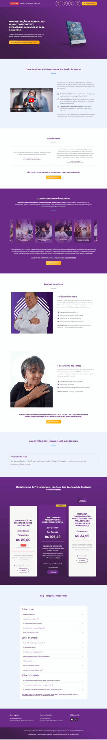 Lançamento de Ebook Hr Marin 